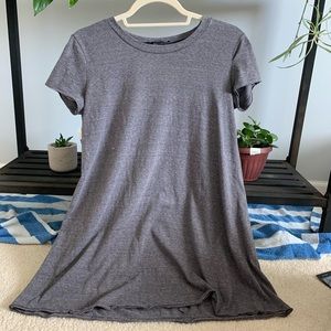 Grey Forever 21 T-Shirt Dress
